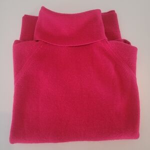 Designers Original Raspberry Red Soft Turtleneck Sweater. Size M
